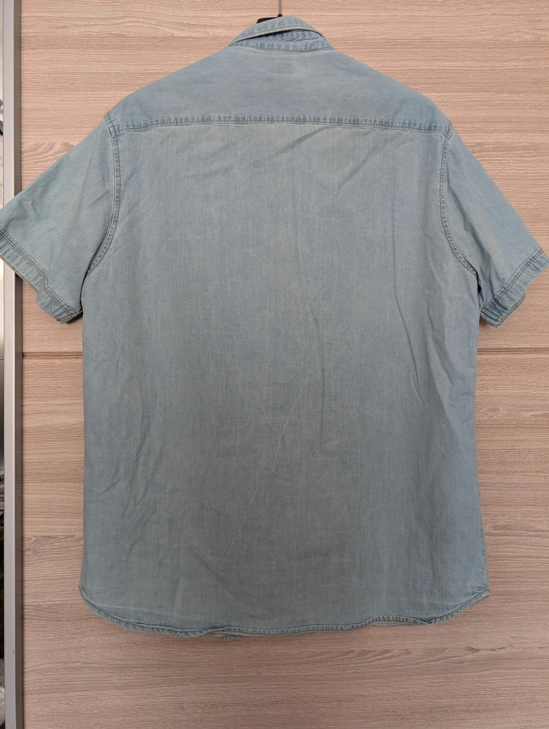 Camisa de hombre in extenso, talla L (regular), 100% algodón – photo 2